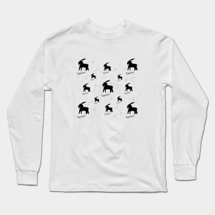 Capricorn ,3, Zodiac, Astrology, Horoscope, Stars, Sun-and-moon, Birthday, Valentines-day, Holidays, xmas, valentines, valentines-gift, valentinesday, Long Sleeve T-Shirt